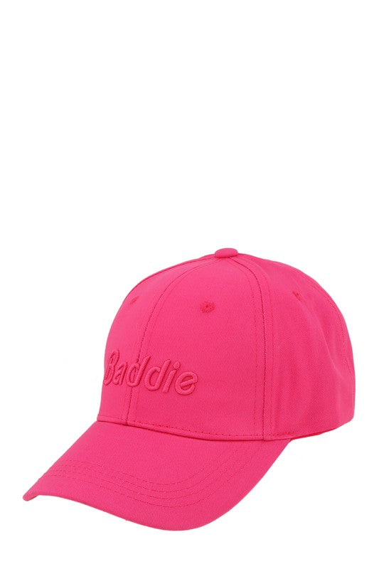 BADDIE Embroidery Cotton Cap Coco’s Tee Boutique